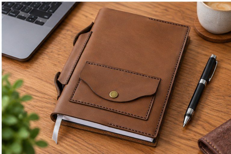 A5 COVER - CARD&PEN:  Notebook / 2027 Diary